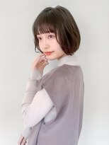 オーブ ヘアー カラ 今福鶴見店(AUBE HAIR cara) 20代・30代_あごラインミニボブ