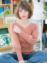 カバーヘアアンドスパ ブリス 浦和(COVER HAIR&SPA bliss)&nbsp;大人可愛いインナーカラー小顔前下がりボブc4浦和20代30代40代!