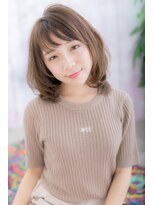 ミック 日暮里店(miq) ビターショコラ内巻きワンカールレイヤーウルフc1