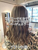 コワファーストナガサキシャンプーボーイ(COIFF1RST NAGASAKI SHAMPOO BOY)&nbsp;1ブリーチで出来るベージュ☆