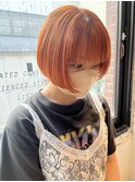 夏!オレンジボブ