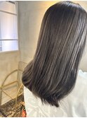 【脱白髪染めハイライト】×大人の艶グレージュ/平尾/高宮