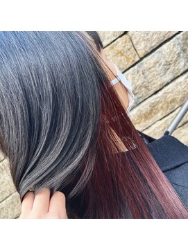 パ ドゥ プロン(Pas de plan) インナーカラー　ローズピンク