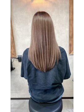 サニー 渋谷(SUNNY) バレイヤージュショコラアッシュハイライトグレージュカラー