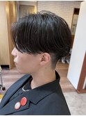 ナチュラル毛流れセンターパート