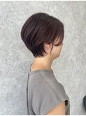 丸みとくびれ 大人可愛いショートボブ