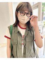 ヘアデザイン ソラ(Sola)&nbsp;アンブレラカラー ダークブラウン×シルバーベージュ