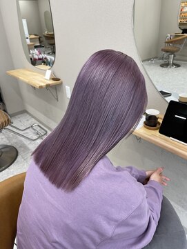 シカ 神戸三宮元町店(Cica) 髪質改善 ブリーチ 三宮 神戸美容室 ラベンダー UPTOGLOSS 元町