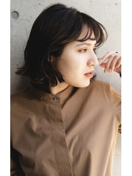 アミバイアブソ 新宿(ami by Absolute) アパレル系女子に大人気！小顔ボブ2WAYバング　ショート