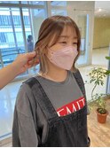 "大人可愛いインナーカラー"