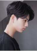 モテる黒髪ネープレスショート束感モテ髪ワックスなしマッシュ