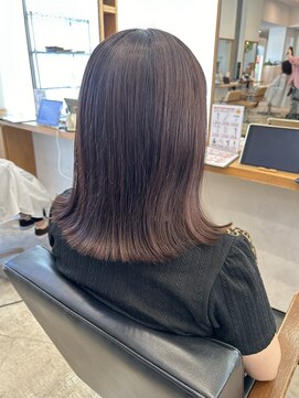 カノエ 山口小郡店(canoe) ピンクブラウンカラー×髪質改善トリートメント