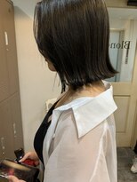 ブロンド(Blonde.)&nbsp;切りっぱなしボブ/オリーブグレージュ/オリーブカラー