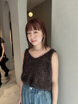 ロゼッタプラス(ROSETTA+) 切りっぱなしボブとインナーカラー*