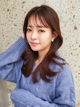 ガーデン オオタカノモリ(garden otakanomori) 20代30代40代×韓国ヘアシースルーバングくびレイヤーカット