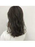 ダークグレージュ#透明感カラー/髪質改善