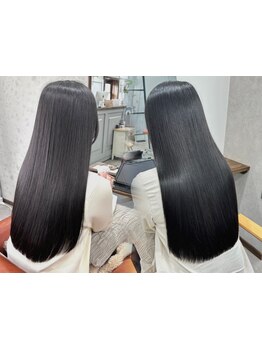 システムトリートメントで髪本来の柔らかさ・艶を取り戻す・・☆内部からしっかりと補修して健康な髪へ♪