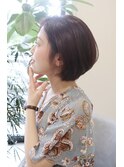 【 Ｉ. 】30代からのナチュラル前下がりショートボブ　川口