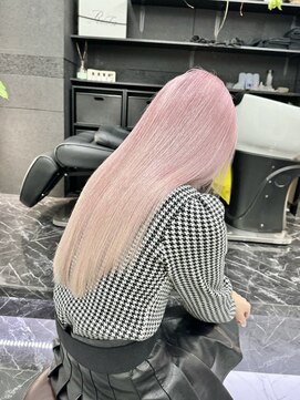 チュダック(ChuDuck) 韓国風《ペールピンク》ハイトーン/ケアブリーチ/ダブルカラー