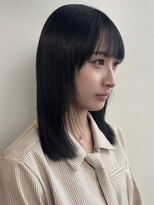 オッジバイケンジ(oggi by KENJE)&nbsp;暗髪カラー/透明感カラー/ワンカラー/MIYU