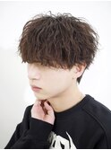 熊本メンズヘア 無造作マッシュ 波巻き メンズパーマ