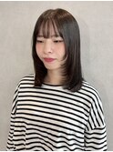 韓国スタイル/透明感カラー/レイヤーカット