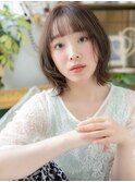 ★シースルーバング大人美人くびれボブウルフカット30代40代★1