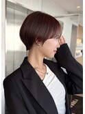 ショートカットショートヘアコンパクトショートボブ丸みショート