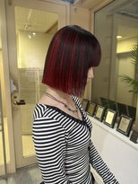 グロウ 渋谷(grow) RED × BLACKのアンブレラカラー☆