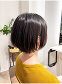 どこから見ても美フォルム◎360度キレイ見えの黒髪ショート