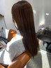 【髪質改善/縮毛矯正】カット+ストレート縮毛矯正＋トリートメント