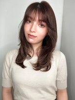 カバーヘア 上尾西口店(COVER HAIR)&nbsp;くせ毛風ダークアッシュウルフロングレイヤーp1上尾20代30代40代