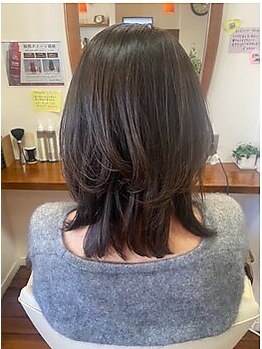 カットだけでも印象が変わる。自分でも扱いやすい、計算されたカット技術で”理想の動き”を。