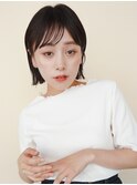 〈s36〉大人ショートハイライト髪質改善キッズカット前髪30代40