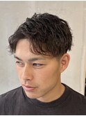 ツイストピンパーマ/人形町 y