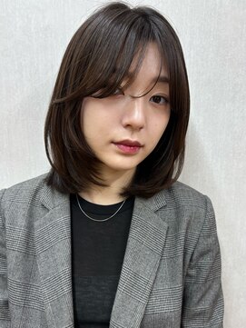 ガーデン 銀座(GARDEN) ロブ 前髪カット 顔まわり レイヤー レイヤーカット