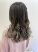 くすみベージュグラデーション