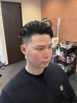 ドゥーエン 守口店(DoEN) かきあげラルフカール×テーパーフェード