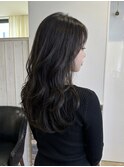 暗髪透明感カラー/髪質改善/レイヤーカット/黒染め/レイヤー