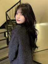 スイ(suii.) ロングレイヤー/ネイビーカラー