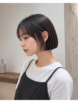クーム バイ エント(kuum by emt)&nbsp;切りっぱなしボブ＊グレーベージュ