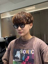 ウーズ ハラジュク(Ooze.HARAJUKU)&nbsp;ハッシュカットグレージュデザインカラーツートーンカラー原宿