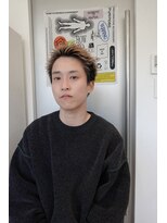 ウーズ ハラジュク(Ooze.HARAJUKU) ハッシュカットグレージュデザインカラーツートーンカラー原宿
