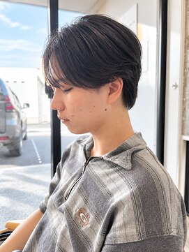 ユイマァルスロウ 岡山(YUIMARLSLOW) 岡山メンズサロン★20代30代★曲がる縮毛矯正★フェザーショート