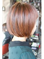 オーバーキャプテンネイキッド(OVER CAPTAIN NAKED)&nbsp;トレンド感♪　毛先厚めＡラインショートボブ