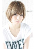 マリアバイアフロート(Maria by AFLOAT)&nbsp;小顔ひし形シルエット【３Dカラーミニマムボブジグザグバング】