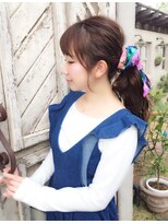 ヘアーメイク シャンプー(hair make shampoo)&nbsp;ナチュラルで可愛さ◎王道ポニーテール