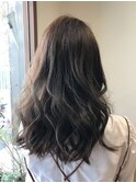 透け感グレージュ