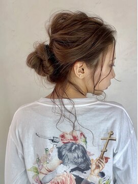 セシルヘアー なんば店(Cecil hair) 透け感たっぷりふんわりアレンジ
