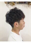 マッシュショートパーマ